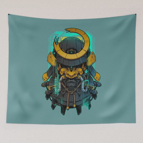 Item preview, Samurai Mecha 01 Drawstring Bag 	 designed and sold by yezgnofmwj58.