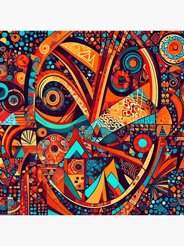 Thumbnail 3 of 3, Poster, Dynamic Abstract Patterns designed and sold by Aarakaruturi.