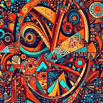 Artwork thumbnail, Dynamic Abstract Patterns by Aarakaruturi