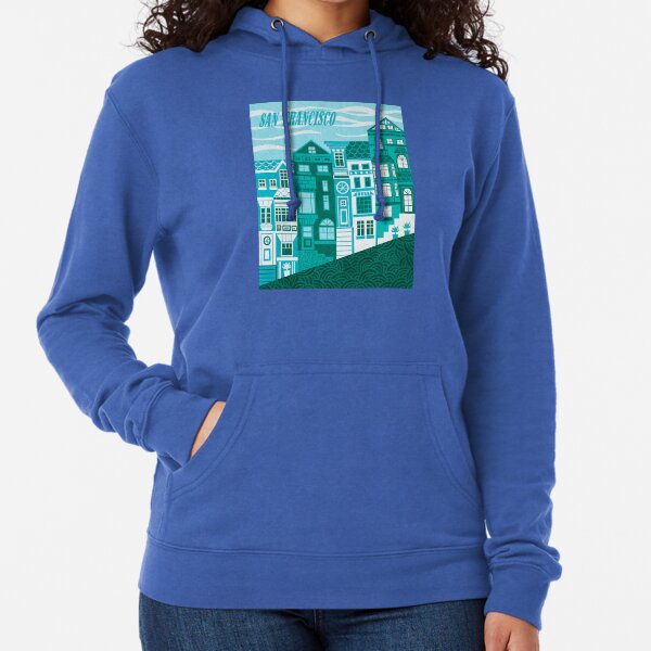 San Francisco (Cool Blues) Lightweight Hoodie