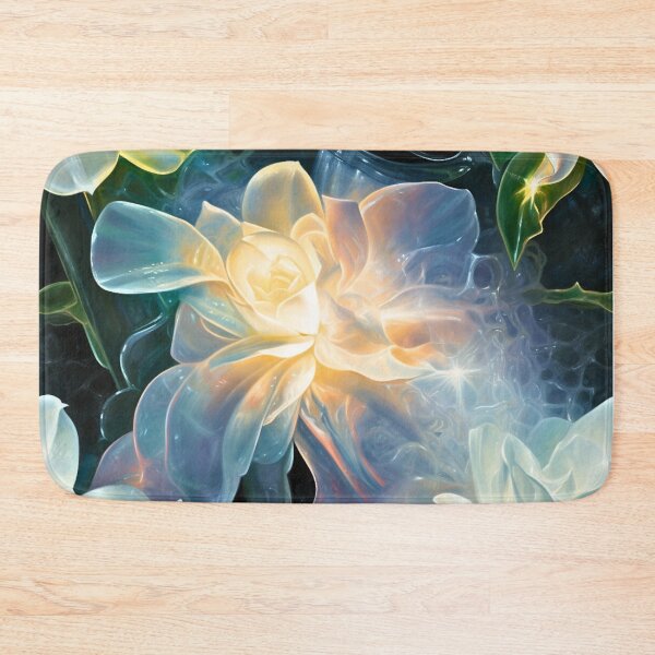 Item preview, White Translucent Gardenia Flowers designed and sold by ShakaLife.org.