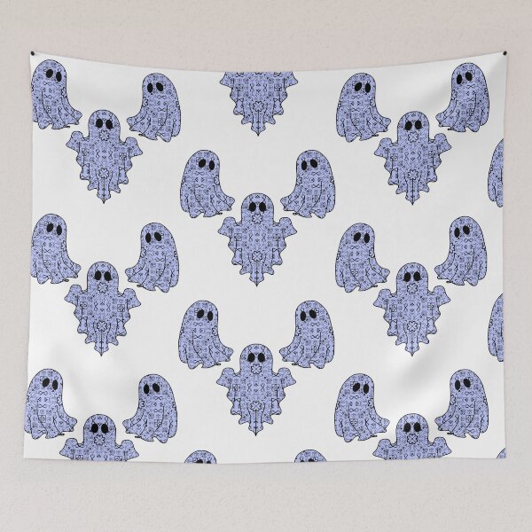 Artikelvorschau, Halloween Ghost Native Ojibwe Floral von Niibidoon entworfen und verkauft von Niibidoon.