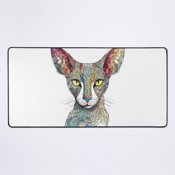 Item preview, Hand-Drawn Oriental Shorthair Portrait Upgrades Feline Living designed and sold by DooodleGod.