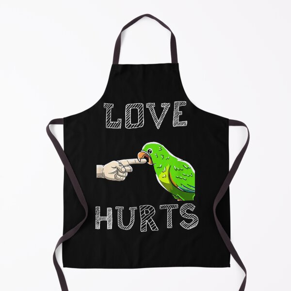 Item preview, Love Hurts Parrot Biting Finger Funny Pet Bird Lover Gift designed and sold by RachelHanover.