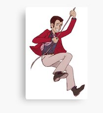 Red Jacket Lupin III Canvas Print