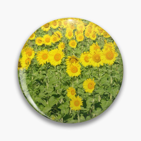 Item preview, Happy Summery Field of Sunflowers designed and sold by Georgia Mizuleva.