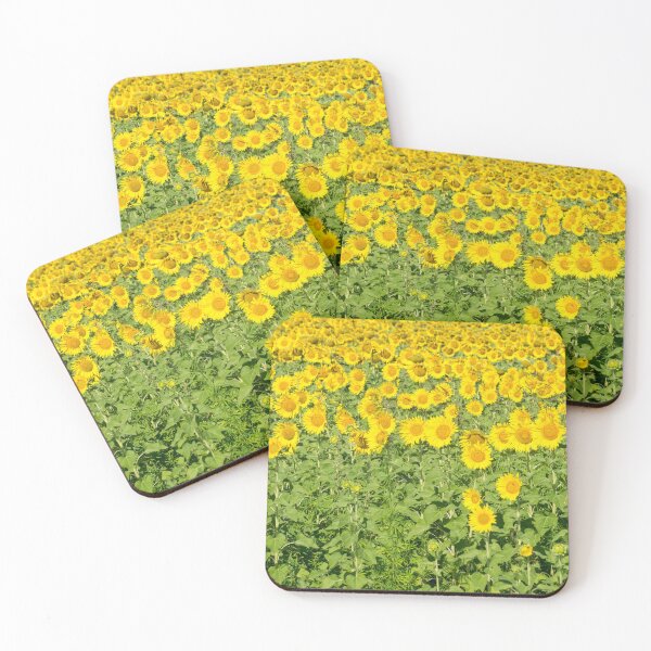 Item preview, Happy Summery Field of Sunflowers designed and sold by Georgia Mizuleva.