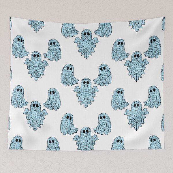 Artikelvorschau, Halloween Ghost Native Ojibwe Floral von Niibidoon entworfen und verkauft von Niibidoon.