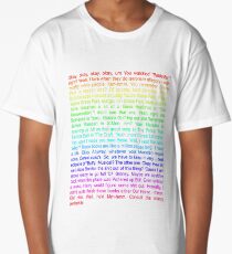 Margo and Eliot Talking in Nerd Code Long T-Shirt