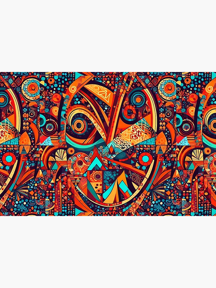 Thumbnail 6 of 6, Bath Mat, Dynamic Abstract Patterns designed and sold by Aarakaruturi.