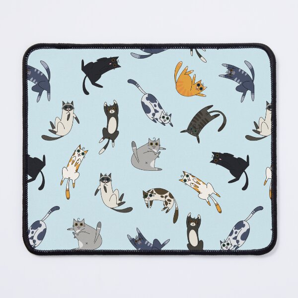 Item preview, Cute Kitty Cat Seamless Pattern designed and sold by artbybiyan.