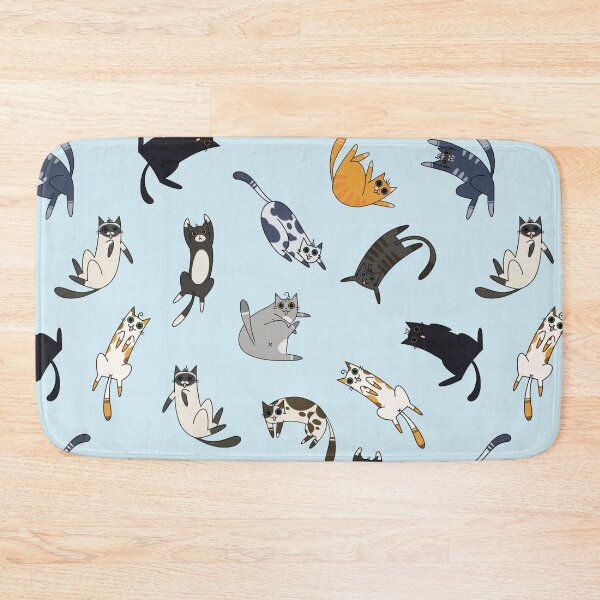 Item preview, Cute Kitty Cat Seamless Pattern designed and sold by artbybiyan.