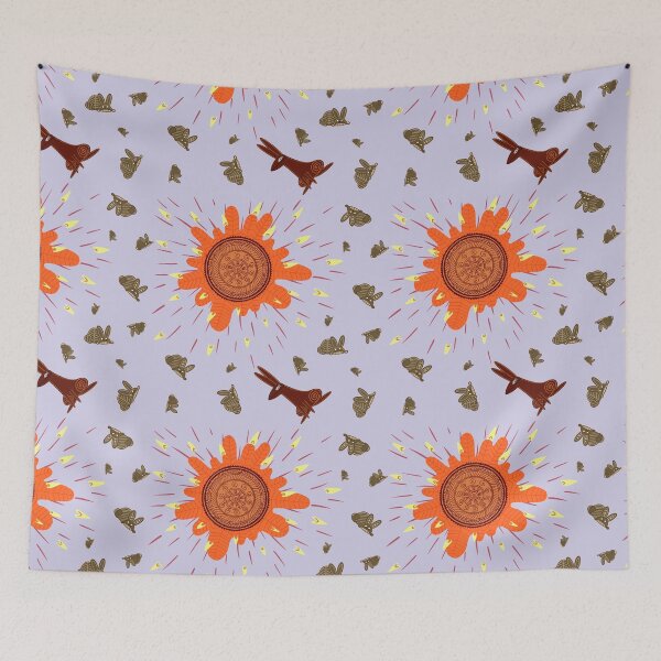 Item preview, Sun God and Rabbits designed and sold by LindseyBatton.