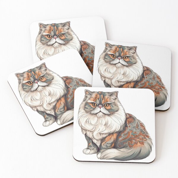 Item preview, style "Purrfect - Fluffy & Graceful Cat Breed Graphic Design designed and sold by DooodleGod.
