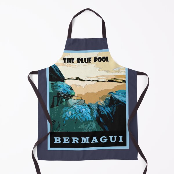 Item preview, The Blue Pool Bermagui retro style designed and sold by Brett Thompson.