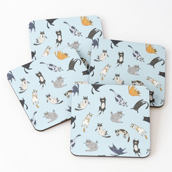 Item preview, Cute Kitty Cat Seamless Pattern designed and sold by artbybiyan.