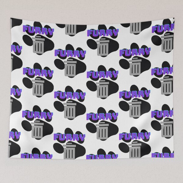 Item preview, Furry Trash Graphic Gay LGBT Furry Pride - Purple Retro designed and sold by busch-delaine.