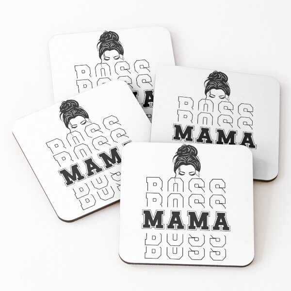 Item preview, Boss Mama Repeat Print  designed and sold by ThatsSoTrendy.