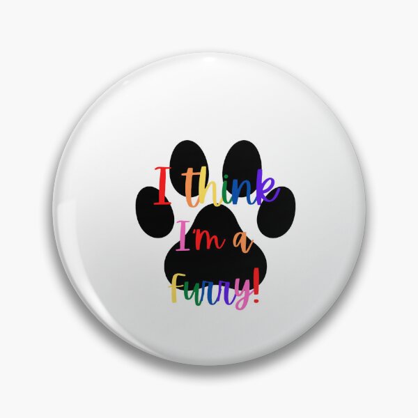 Item preview, I Think I_amp_39_m a Furry! Graphic - GayRainbow designed and sold by busch-delaine.