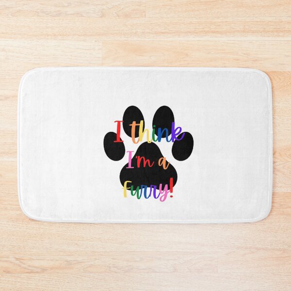 Item preview, I Think I_amp_39_m a Furry! Graphic - GayRainbow designed and sold by busch-delaine.