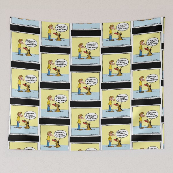 Item preview, Please Sir, I Want some More Dog Cartoon designed and sold by garibay-wendiex.