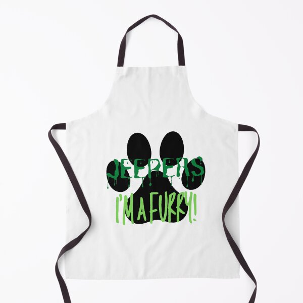 Item preview, Jeepers I_amp_39_m a Furry! Graphic - Green designed and sold by busch-delaine.