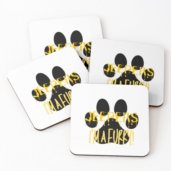 Item preview, Jeepers I_amp_39_m a Furry! Graphic - Yellow designed and sold by busch-delaine.