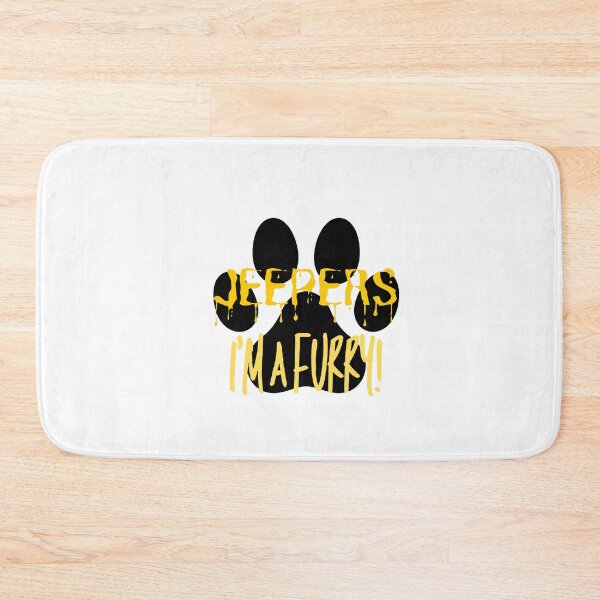 Item preview, Jeepers I_amp_39_m a Furry! Graphic - Yellow designed and sold by busch-delaine.
