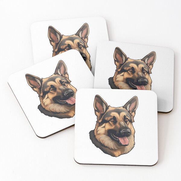 Item preview, Illustration of German Shepherd designed and sold by StephyCreative.