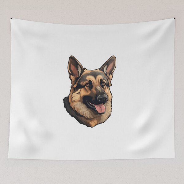 Item preview, Illustration of German Shepherd designed and sold by StephyCreative.
