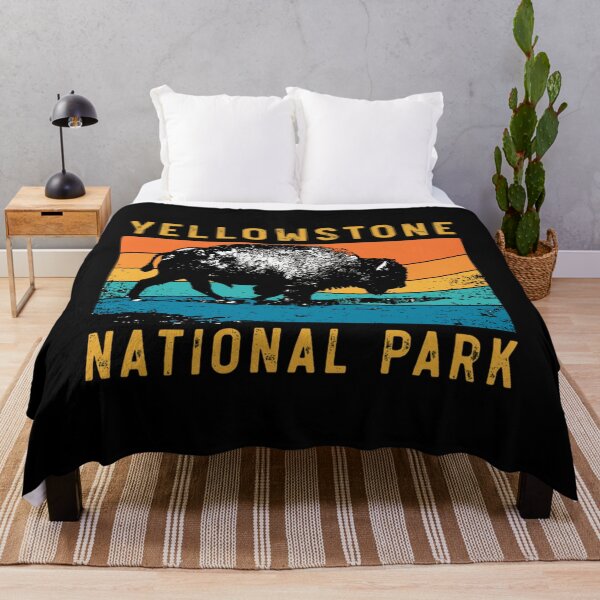 Item preview, Vintage Yellowstone National Park Gifts Usa Bison Buffalo Classic designed and sold by PierrLeger.