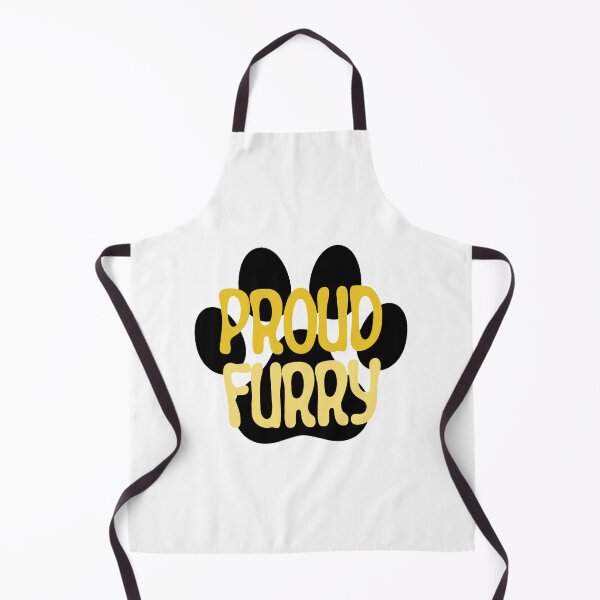 Item preview, Proud Furry Graphic - Yellow designed and sold by busch-delaine.