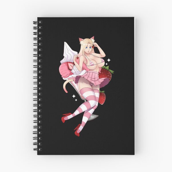 Item preview, Strawberry Neko designed and sold by busch-delaine.
