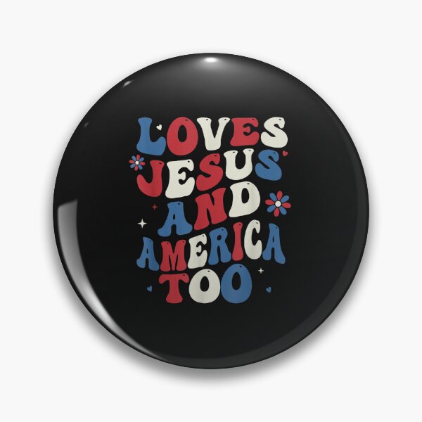 Artikelvorschau, Retro Loves Jesus and America Too God Christian 4. Juli entworfen und verkauft von wootenyxxd.