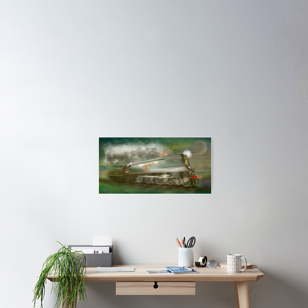 The Golden Arrow Historic Steam Train by MotorManiac Poster