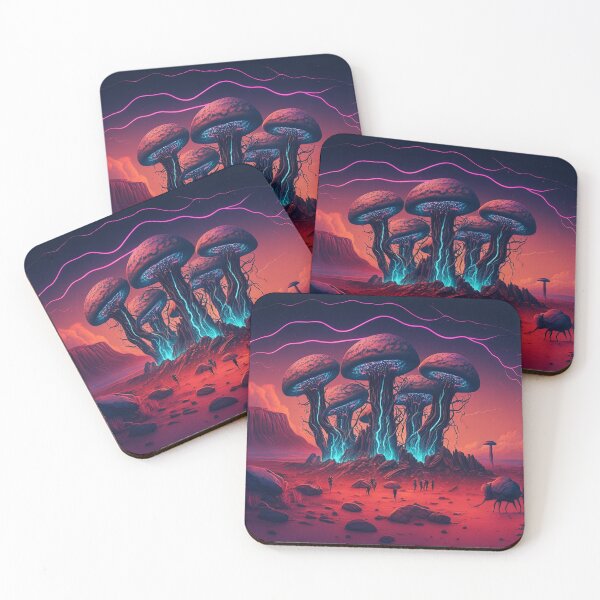 Item preview, Bursting Mushroom Jellyfish Hellscape designed and sold by Imthenats Photography and Art.