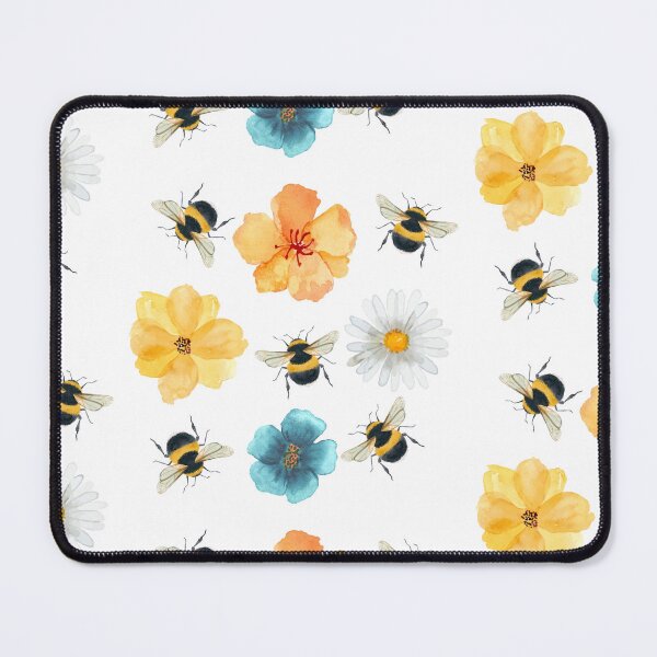Item preview, Bees and Flowers Pattern designed and sold by Ashley Gagnon.