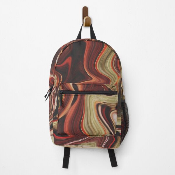 Item preview, Eryk - Contemporary Abstract - Fluid Painting - Marbling Art - Bran Red designed and sold by Studio Grafiikka.