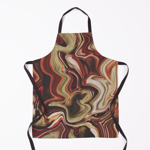 Aperçu de l'œuvre Eryk - Contemporary Abstract - Fluid Painting - Marbling Art - Bran Red créée et vendue par Studio Grafiikka.