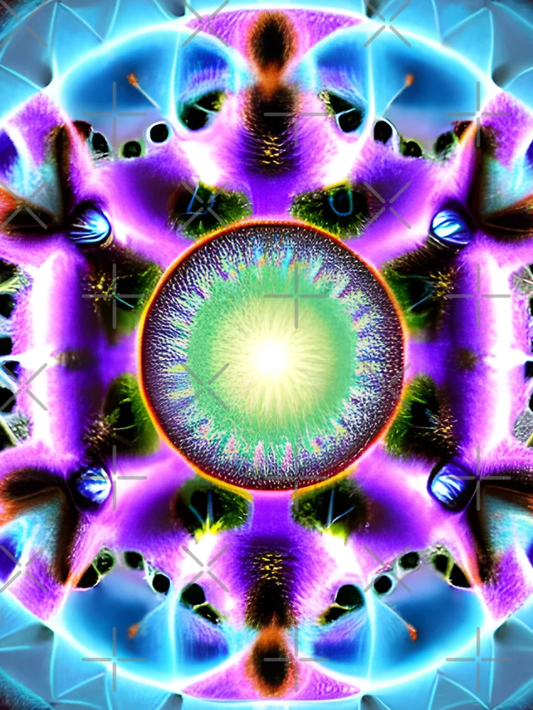 Thumbnail 4 of 4, iPhone Case, Azula - Psychedelic Pattern designed and sold by NomadicCreative.