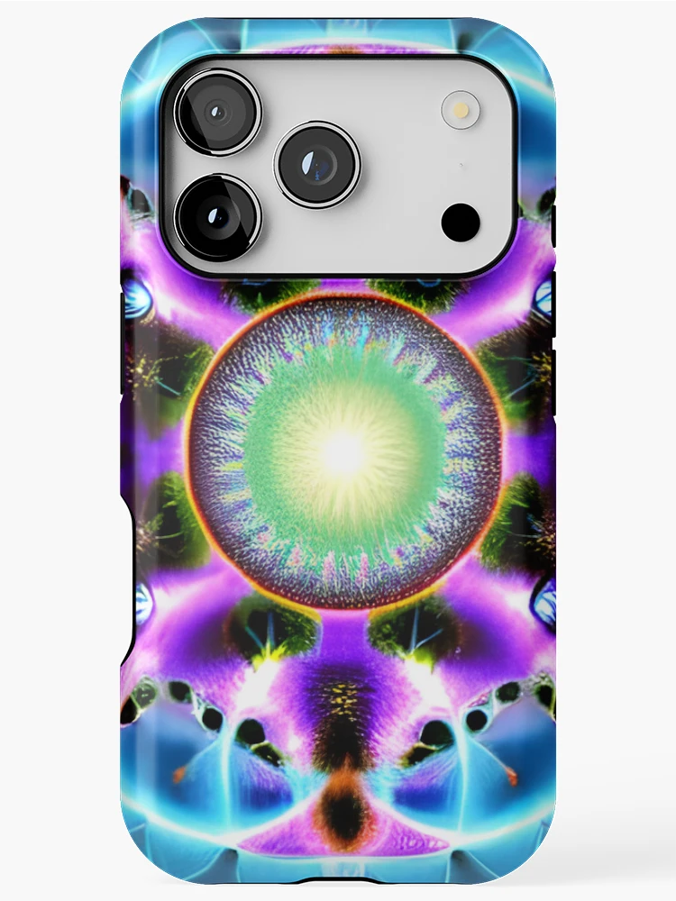 Thumbnail 1 of 4, iPhone Case, Azula - Psychedelic Pattern designed and sold by NomadicCreative.