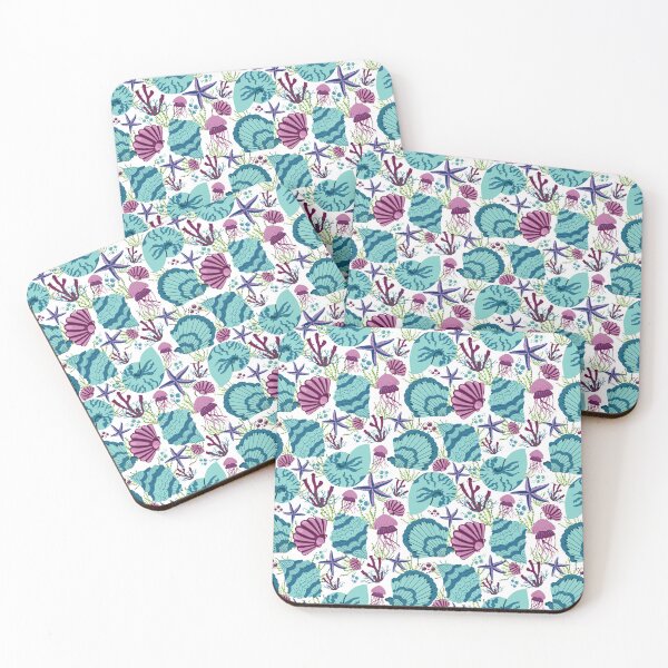 Item preview, Beautiful Seashells | Sea lovers | Under the Sea Seamless Pattern designed and sold by NellyDS17.