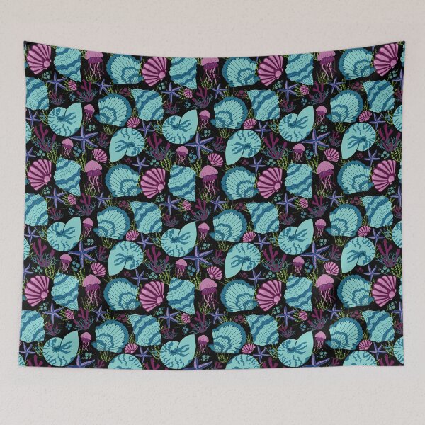 Item preview, Beautiful Seashells | Sea lovers | Under the Sea Seamless Pattern designed and sold by NellyDS17.