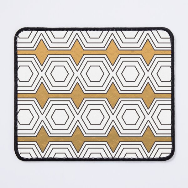 Artikelvorschau, Geometric Hexagon Pattern 01 - Off White entworfen und verkauft von Studio Grafiikka.