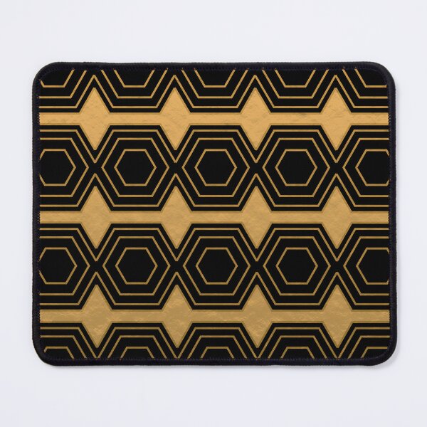 Artikelvorschau, Geometric Hexagon Pattern 01 - Black entworfen und verkauft von Studio Grafiikka.