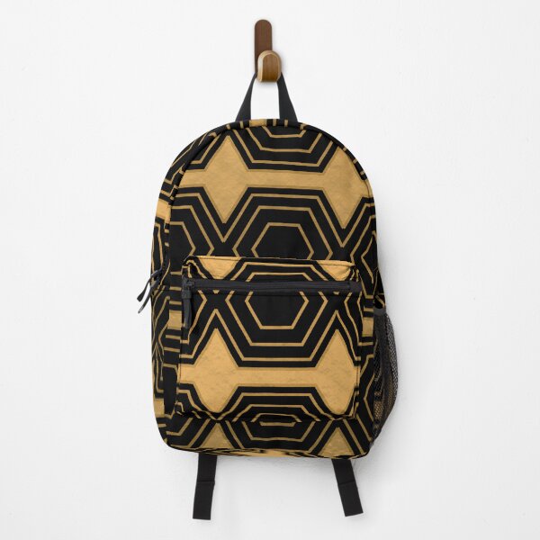 Artikelvorschau, Geometric Hexagon Pattern 01 - Black  entworfen und verkauft von Studio Grafiikka.