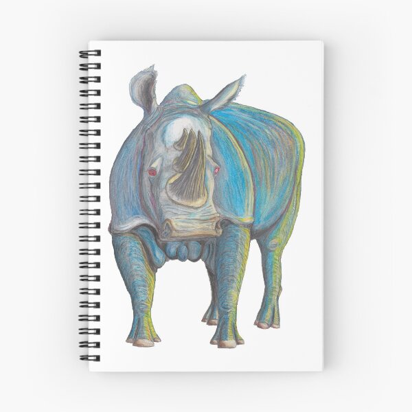 Item preview, Rhino, Big Blue aka Puff  designed and sold by AJLeibengeist.