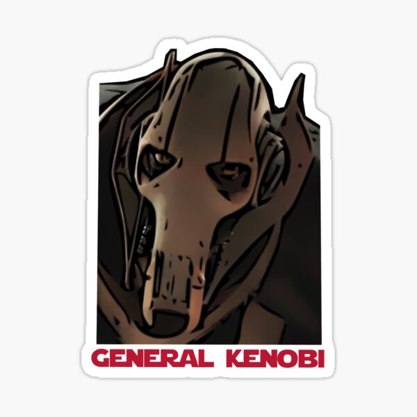 Vista previa del artículo con la obra «General Kenobi - Grave», diseñado y vendido por vitale-rustolia.