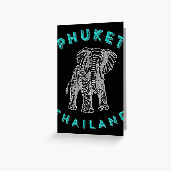 Phuket Elephant Tshirt For Travellers And Digital Nomads Phuket Elephant Tshirt For Travellers And Digital Nomads