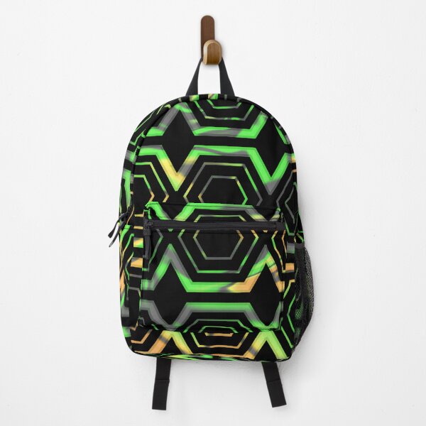 Artikelvorschau, Geometric Hexagon Pattern - Lime Green entworfen und verkauft von Studio Grafiikka.